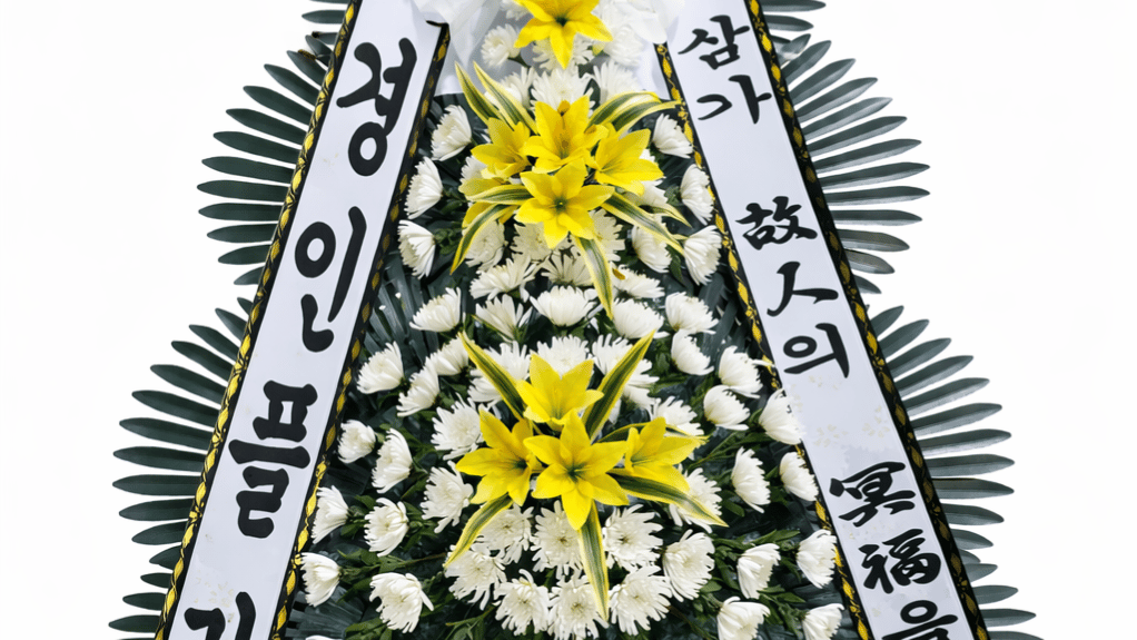 구리 원진녹색병원 장례식장 근조화환 배송 사례 | 경인플라워